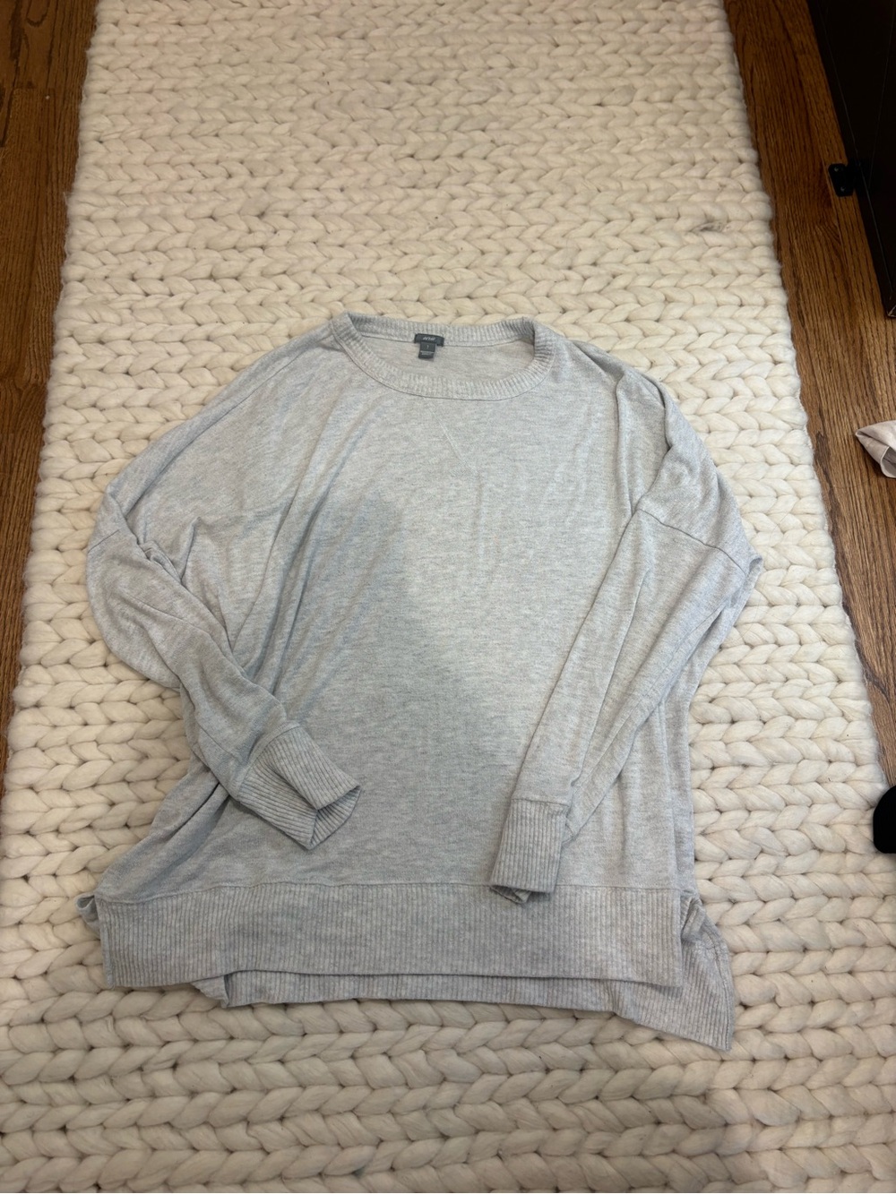 Light Gray aerie Crewneck Sweater
